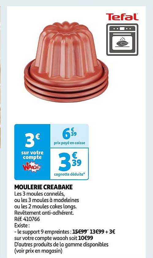 moulerie creabake tefal