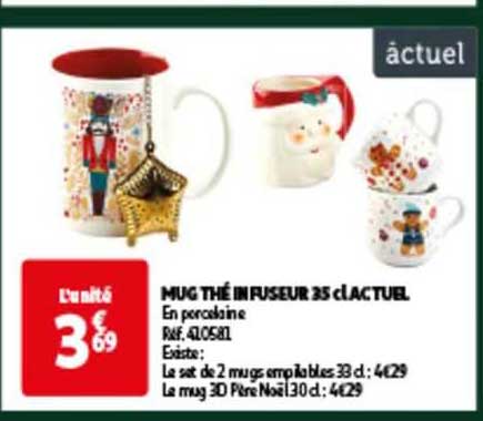 Mug Thé Infuseur 35 Cl Actuel
