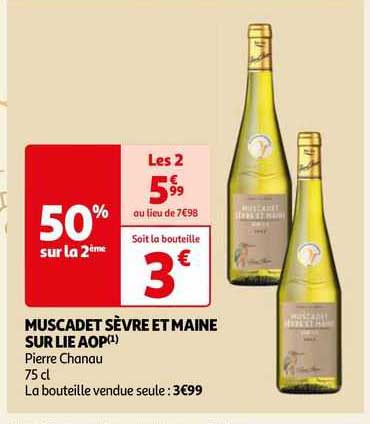 muscadet sèvre et maine sur lie aop pierre chanau
