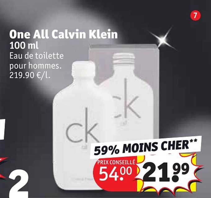 one all calvin klein