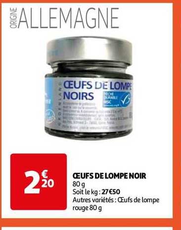 œufs de lompe noir