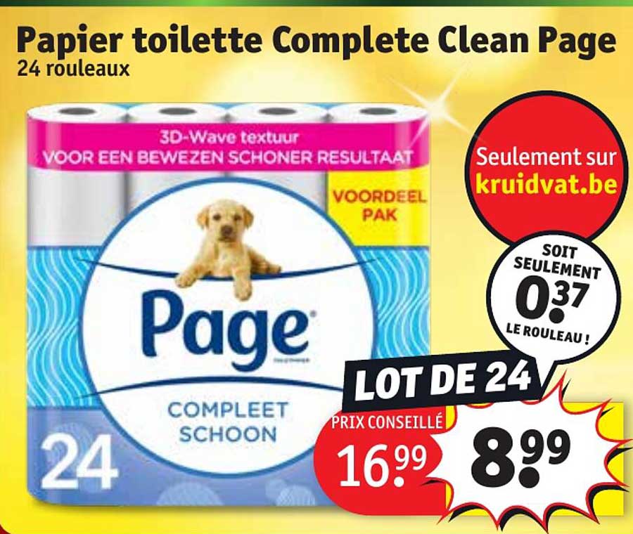 Papier Toilette Complète Clean Page