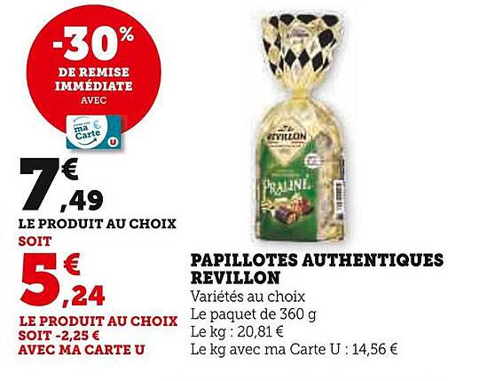 papillotes authentiques révillon