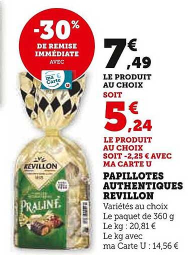 papillotes authentiques révillon