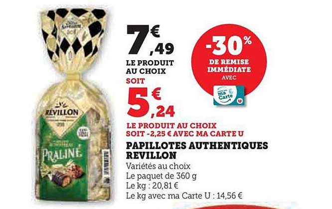 papillotes authentiques révillon
