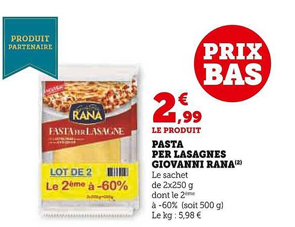 pasta per lasagnes giovanni rana