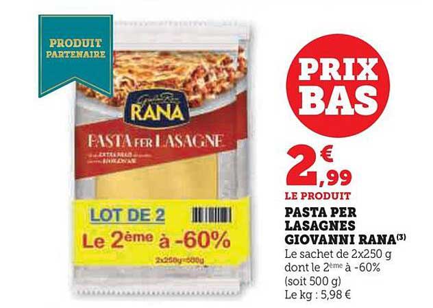 pasta per lasagnes giovanni rana