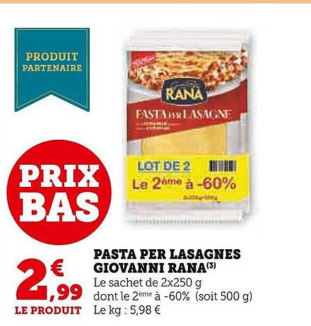 pasta per lasagnes giovanni rana
