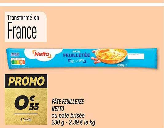 Pâte Feuilletée Netto