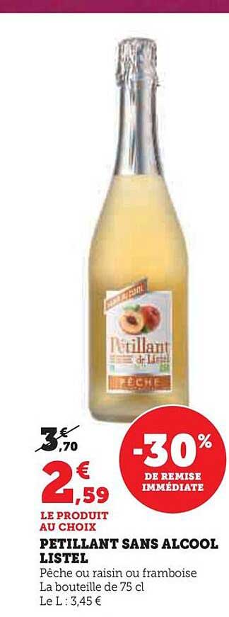 Pétillant Sans Alcool Listel