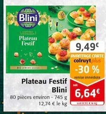 plateau festif blini