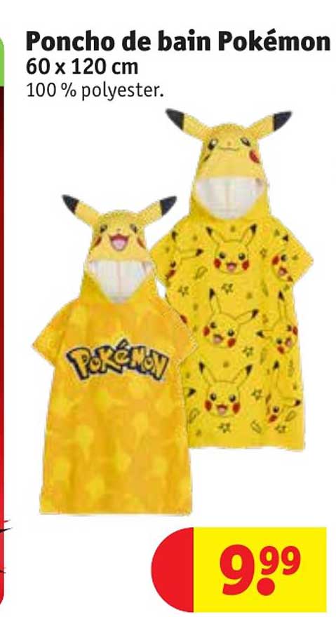 Poncho De Bain Pokémon