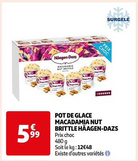 pot de glace macadamia nut brittle häagen-dazs