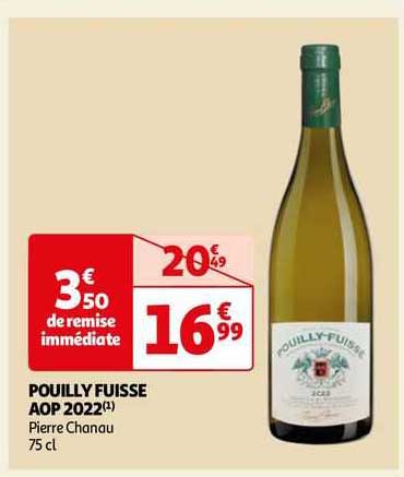 pouilly fuisse aop 2022 pierre chanau