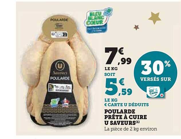 poularde prête à cuire u saveurs
