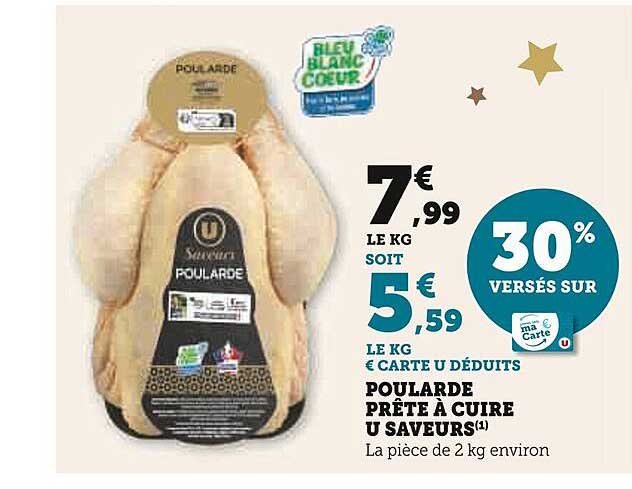 poularde prête à cuire u saveurs