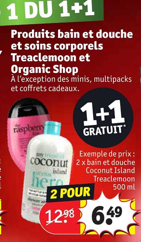 produits bain et douche et soins corporels treaclemoon et organic shop