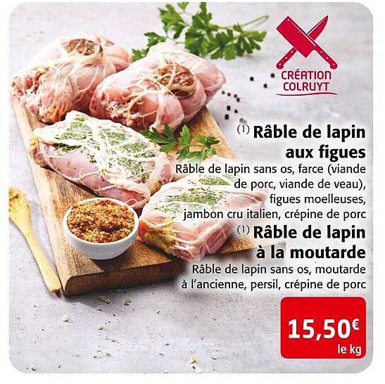 râble de lapin  aux figues râble de lapin à la moutarde