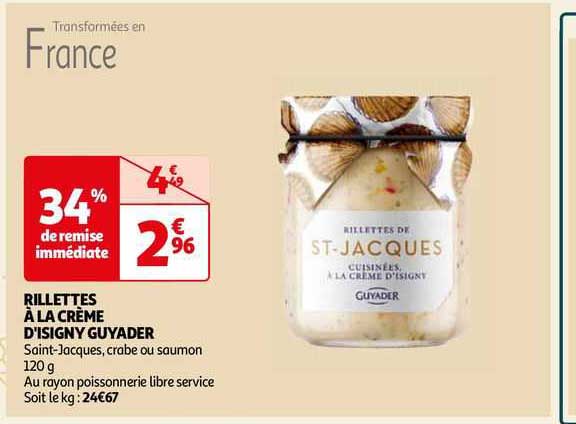 rillettes à la crème d'isigny guyader
