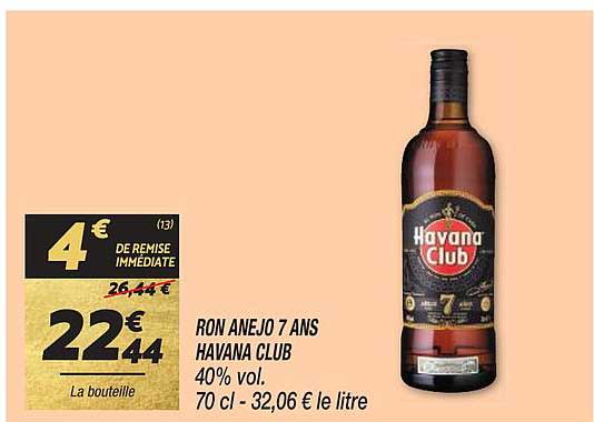 ron anejo 7 ans havana club