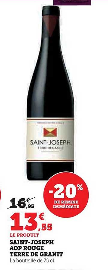 saint-joseph aop rouge terre de granit
