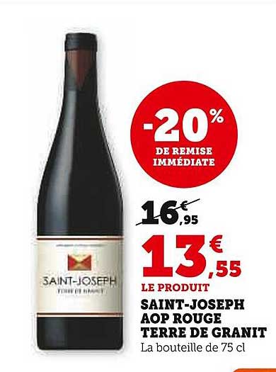 saint-joseph aop rouge terre de granit