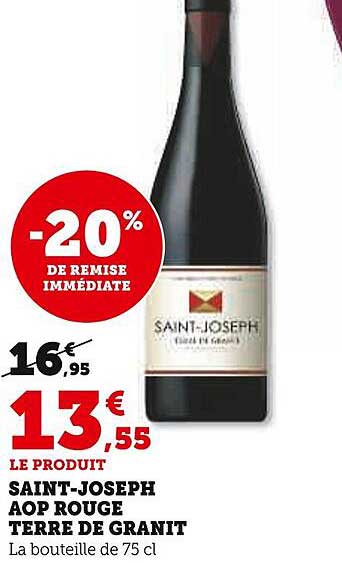 saint-joseph aop rouge terre de granit