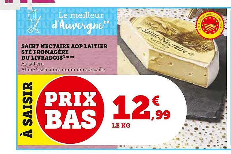 saint nectaire aop laitier sté fromagère du livradois