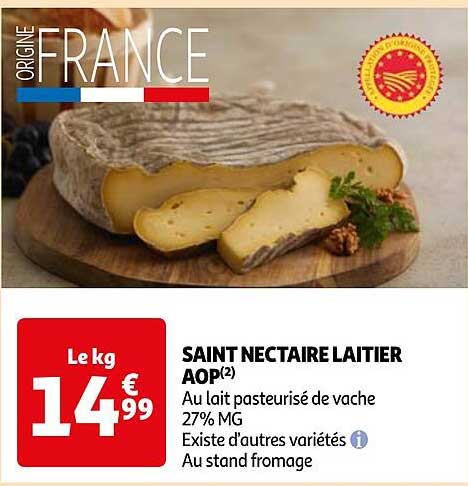 saint nectaire laitier aop