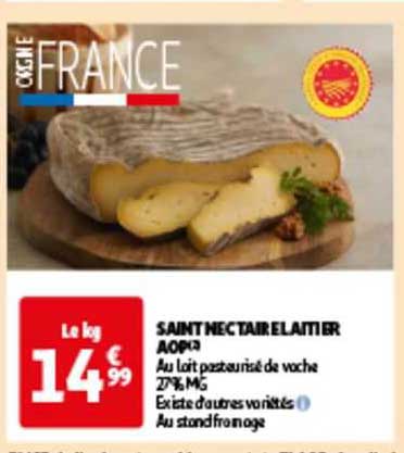 saint nectaire laitier aop
