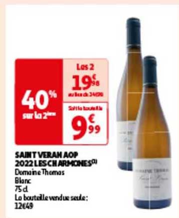 saint veran aop 2022 les charmones domaine thomas blanc