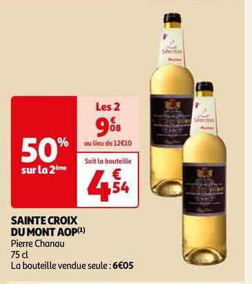 sainte croix du mont aop pierre chanau