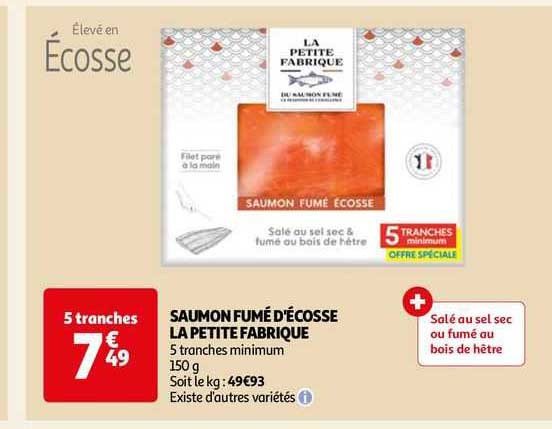 saumon fumé d'écosse la petite fabrique