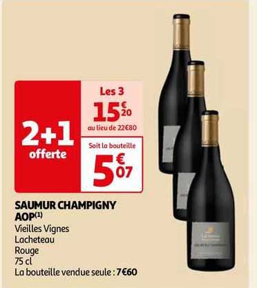 saumur champagny aop vieilles vignes lacheteau rouge