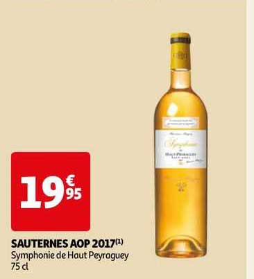 Sauternes Aop 2017 Symphonie De Haut Peyraguey