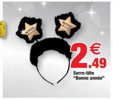 serre-tête "bonne année"