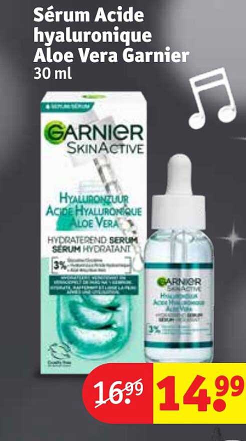 Sérum Acide Hyaluronique Aloe Vera Garnier