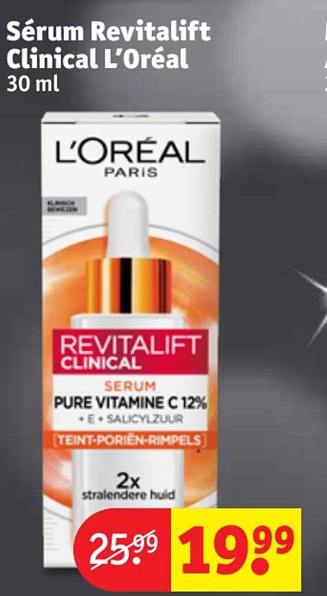 sérum revitalift clinical l'oréal