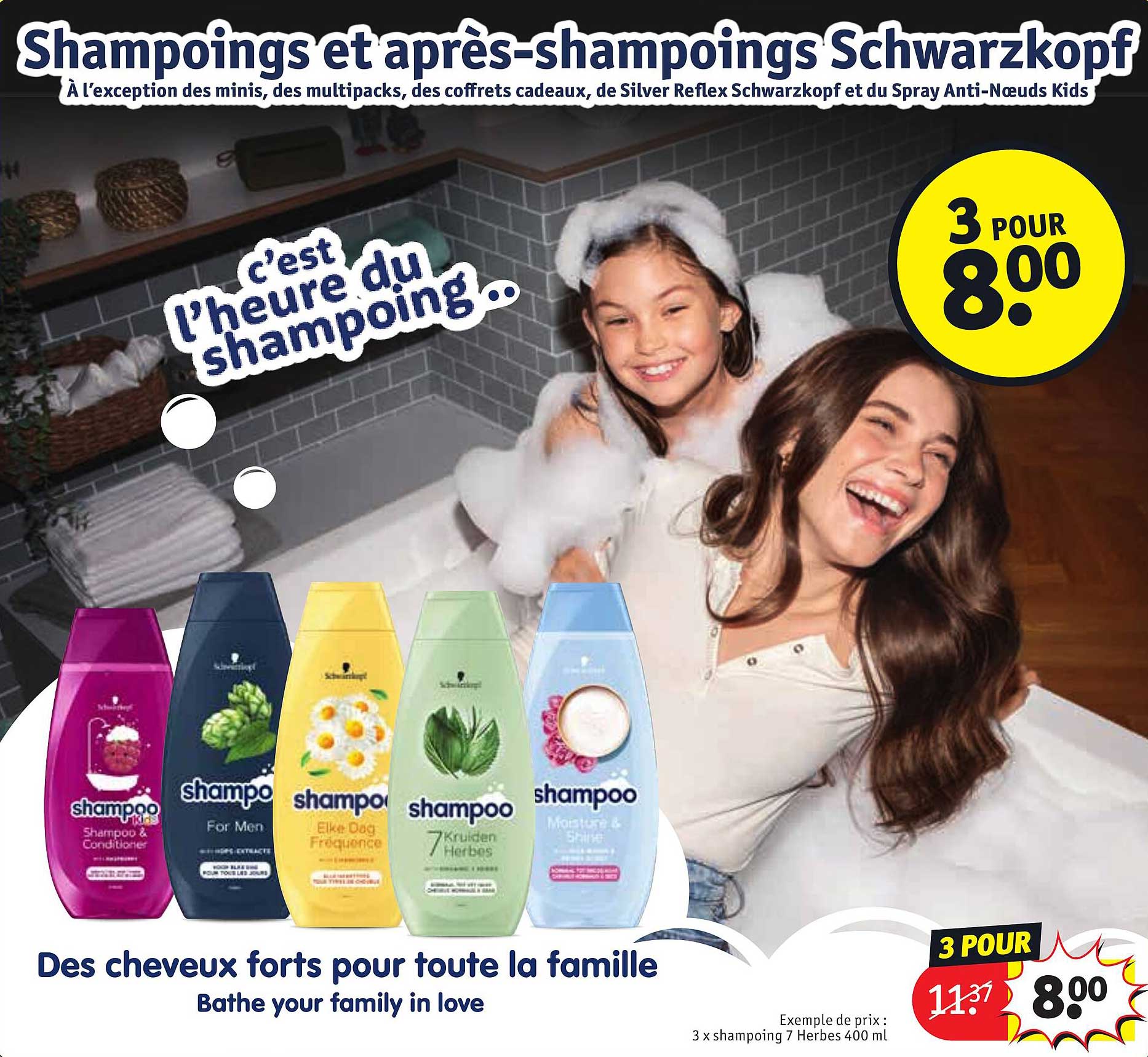 shampoings et après-shampoings schwarzkopf