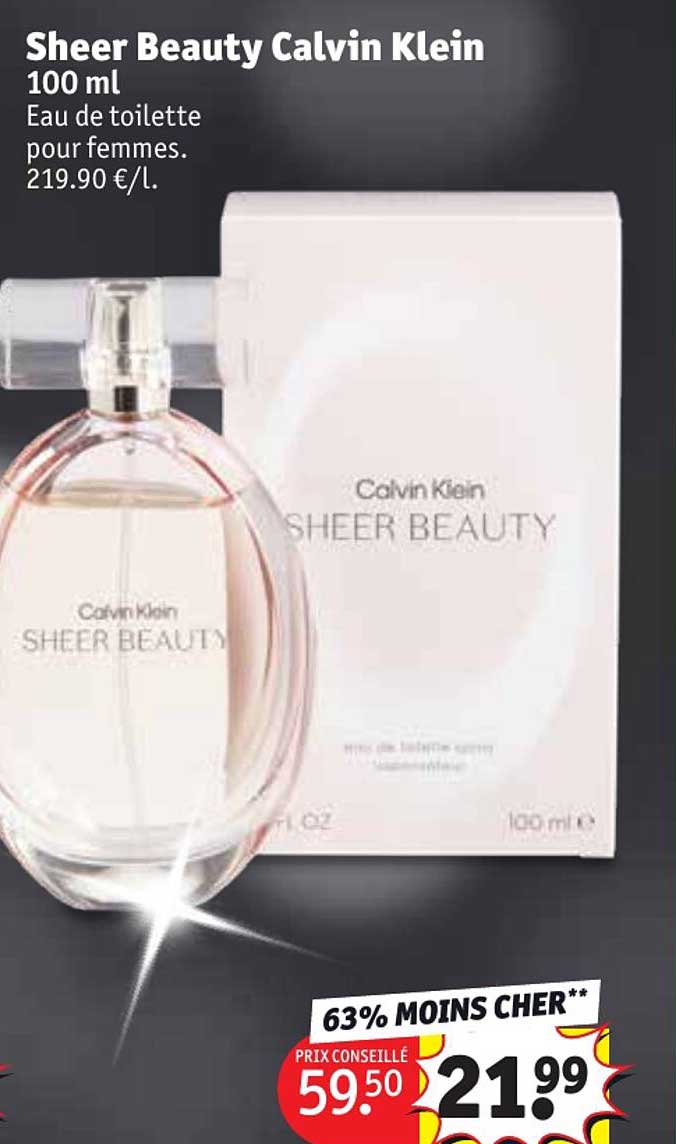 sheer beauty calvin klein