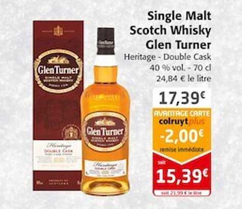 single malt scotch whisky glen turner