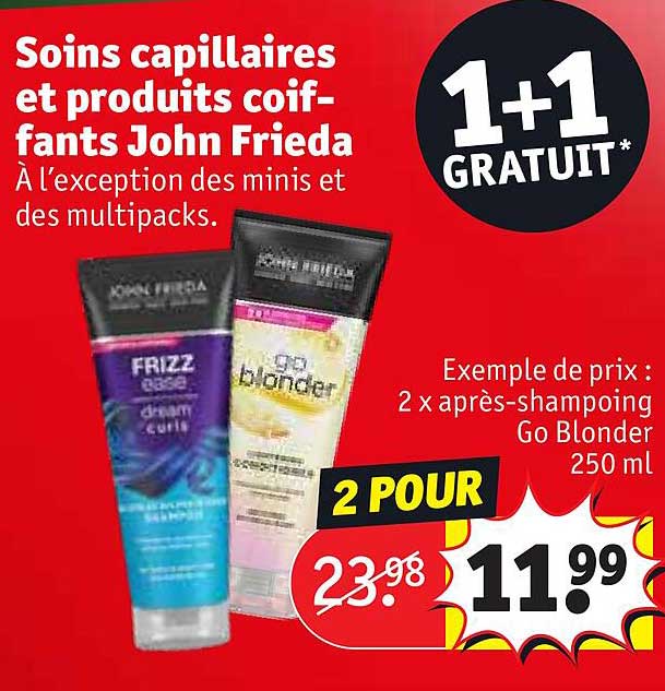 soins capillaires et produits coiffants john frieda