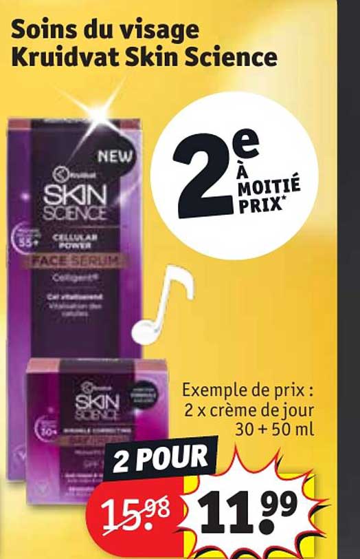 soins du visage kruidvat skin science