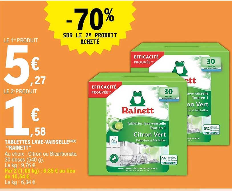 tablettes lave-vaisselle "rainett"