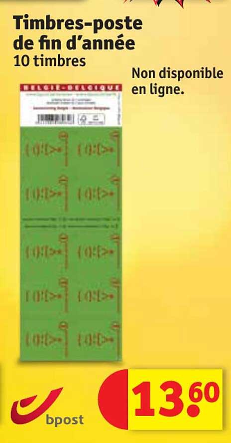 timbres-poste de fin d'année