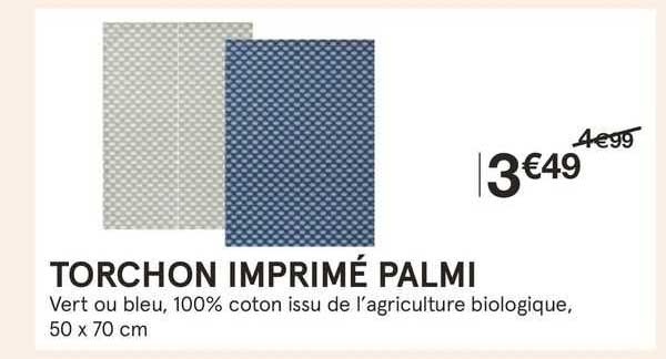 Torchon Imprimé Palmi