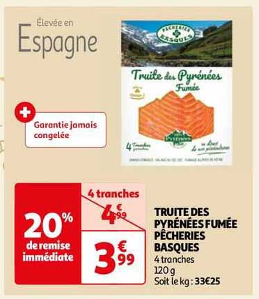 truite des pyrénées fumée pêcheries basques