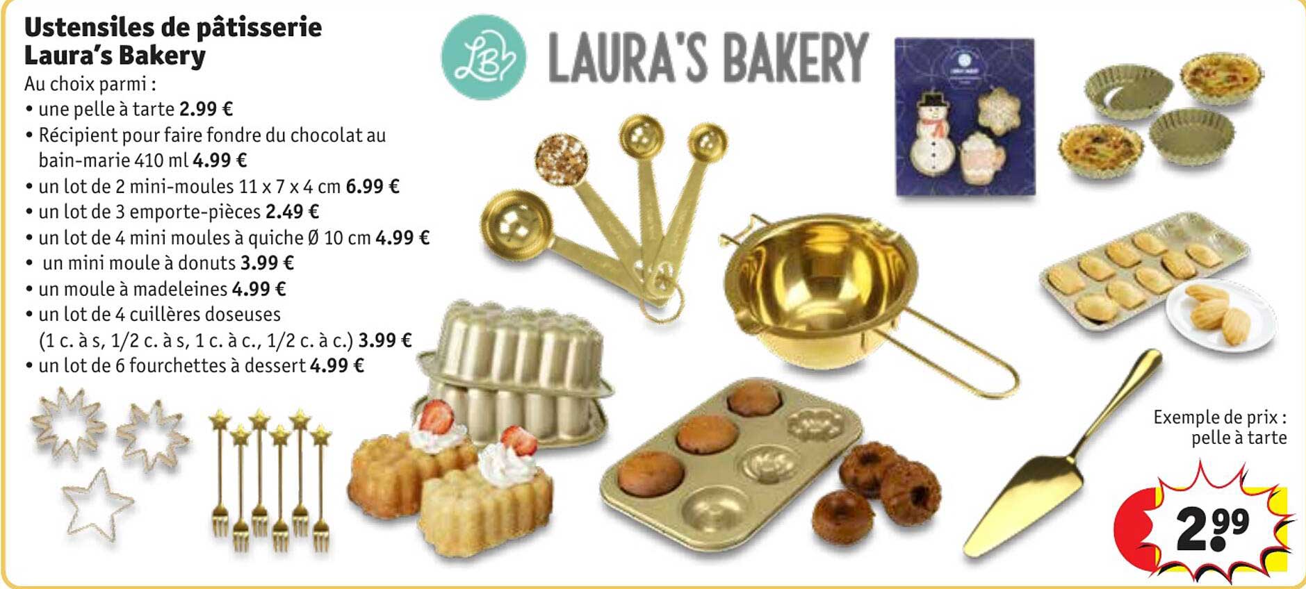 ustensiles de pâtisserie laura's bakery
