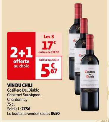 vin du chili casillero del diablo cabernet sauvignon, chardonnay