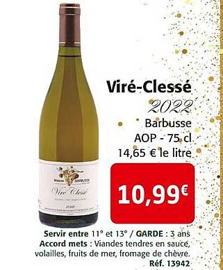 viré-clessé 2022 barbusse aop